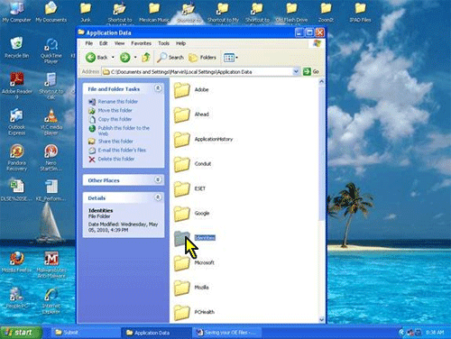 Windows Explorer, Folders